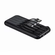 Kép 2/3 - Vipfan F10 Powerbank 10000mAh + 4in1 kábel (fekete)