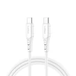 Kép 1/5 - Vipfan P05 USB-C-USB-C kábel , 60W, PD, 2m (fehér)