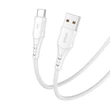 Kép 4/4 - Vipfan Colorful X12 USB és USB-C kábel , 3A, 1m (fehér)