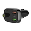 Kép 2/4 - LDNIO C704Q FM transmitter Bluetooth-szal, 2x USB + USB-C, microSD / TF (fekete)