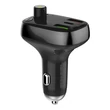Kép 4/4 - LDNIO C704Q FM transmitter Bluetooth-szal, 2x USB + USB-C, microSD / TF (fekete)