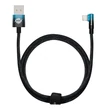 Kép 1/5 - Baseus MVP 2 Lightning 1m 20W kábel - (fekete-kék)