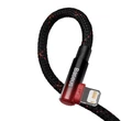 Kép 2/5 - Baseus MVP 2 Lightning 2m 20W kábel - (fekete-piros)