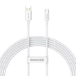 Kép 1/8 - Baseus Superior Series kábel USB-ről USB-C-re, 100W, PD, 2m (fehér)