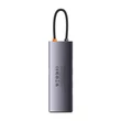 Kép 3/8 - Baseus Metal Gleam Series 8 az 1-ben hub, USB-C - 3x USB 3.0 + HDMI + USB-C PD + microSD/SD + VGA