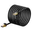 Kép 2/5 - Baseus Ethernet RJ45 hálózati kábel, 10Gbps, 10m (fekete)