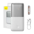 Kép 1/8 - Baseus Bipow Pro Powerbank 10000mAh, 2xUSB, USB-C, 20W (fehér)