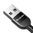 Kép 3/4 - Mcdodo Omega CA-6420 USB rugós kábel USB-C  1.8m (fekete)