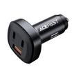 Kép 2/3 - Acefast B3 Autótöltő, 66W, 2x USB-C + USB (fekete)