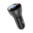 Kép 1/2 - Acefast B6 Autótöltő  63W, USB + USB-C, kijelzővel (fekete)