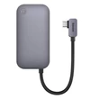 Kép 2/7 - Baseus PadJoy Hub 4in1 USB-C USB 3.0 + HDMI + USB-C PD + jack 3.5mm (szürke)