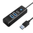 Kép 2/2 - Orico Hub adapter USB 2x USB 3.0 + USB-C, 5 Gbps, 0,15m (fekete)