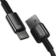Kép 5/8 - Baseus Tungsten Gold kábel USB-ről USB-C-re, 100W, 2m (fekete)