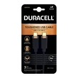 Kép 2/2 - Duracell USB-C kábel USB-C 3.2 1m (fekete)