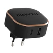 Kép 1/2 - Duracell USB + USB-C fali töltő 30W (fekete)
