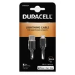 Kép 2/2 - Duracell Kábel USB Lightning  2m (fekete)
