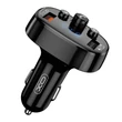 Kép 3/5 - XO BCC03 FM transzmitter Bluetooth, QC 3.0, 2x USB, 18W (fekete)