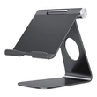 Kép 1/3 - OMOTON Tablet állványtartó állítható (fekete)