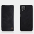 Kép 7/8 - Nillkin Qin bőrtáska Samsung Galaxy A12 / Galaxy M12-hoz fekete