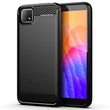 Kép 1/7 - Carbon Case Flexible Cover TPU Case for Oppo A73 black