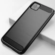 Kép 7/7 - Carbon Case Rugalmas Tok TPU tok az Oppo A73-hoz fekete