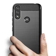Kép 2/8 - Szén tok Rugalmas Tok Sleeve Motorola Moto E7 Power fekete