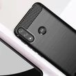 Kép 4/8 - Szén tok Rugalmas Tok Sleeve Motorola Moto E7 Power fekete