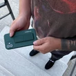 Kép 7/8 - Wozinsky Kickstand tok szilikon tok állvánnyal iPhone 12 mini menta tokhoz