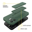 Kép 3/8 - Wozinsky Kickstand Case szilikon tok iPhone 12 Pro szürke tokhoz