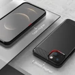 Kép 5/8 - Carbon Case rugalmas borítás iPhone 13-hoz fekete