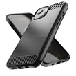 Kép 2/8 - Carbon Case Rugalmas burkolat TPU tok iPhone 13 mini fekete