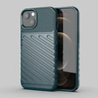 Kép 2/8 - Thunder Case Rugalmas, strapabíró TPU tok iPhone 13-hoz zöld