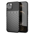 Kép 1/8 - Thunder Case Flexible Tough Rugged Cover TPU Case for iPhone 13 black