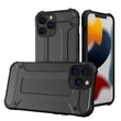 Kép 1/8 - Hybrid Armor Case Tough Rugged Cover for iPhone 13 Pro black