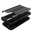 Kép 6/8 - Hibrid páncél tok Kemény, strapabíró borítás iPhone 13 Pro készülékhez kék