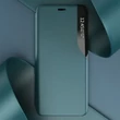 Kép 5/8 - Eco Leather View Case elegáns könyvespolc típusú tok állvánnyal iPhone 13 Pro Max piros színűhöz
