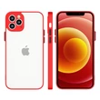 Kép 1/8 - Milky Case silicone flexible translucent case for iPhone 12 Pro Max red