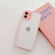 Kép 2/8 - Milky Case szilikonból készült rugalmas, áttetsző tok iPhone 12 Pro Max készülékhez rózsaszínű