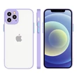 Kép 1/8 - Milky Case silicone flexible translucent case for iPhone 12 Pro Max purple