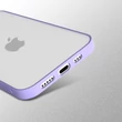 Kép 2/8 - Milky Case szilikon rugalmas, áttetsző tok iPhone 12 Pro Max lila színű készülékhez