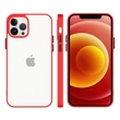 Kép 1/8 - Milky Case silicone flexible translucent case for iPhone 13 red
