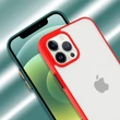 Kép 5/8 - Milky Case szilikonból készült rugalmas, áttetsző tok iPhone 13 piros színű készülékhez