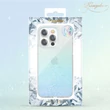 Kép 6/8 - Kingxbar Streamer sorozat luxus elegáns telefon tok iPhone 13 kék (háromszög)