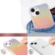 Kép 6/6 - Kingxbar Travel sorozat luxus elegáns tok iPhone 13 narancssárga (Sunset)