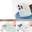 Kép 5/6 - Kingxbar Shell sorozat luxus elegáns telefon tok iPhone 13 Pro gyöngyház-kék