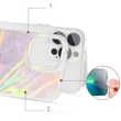 Kép 5/6 - Kingxbar Shell sorozat luxus elegáns telefon tok iPhone 13 gyöngyház-rózsaszín