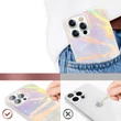 Kép 6/6 - Kingxbar Shell sorozat luxus elegáns telefon tok iPhone 13 gyöngyház-rózsaszín