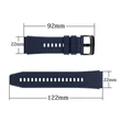 Kép 7/8 - Szilikon szíj a Huawei Watch GT / GT2 / GT2 Pro okosórához piros színű