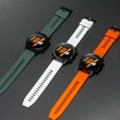 Kép 8/8 - Szilikon szíj a Huawei Watch GT / GT2 / GT2 Pro okosórához piros színű