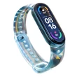 Kép 1/7 - Replacment silicone band strap for Xiaomi Mi Band 6 / 5 blue